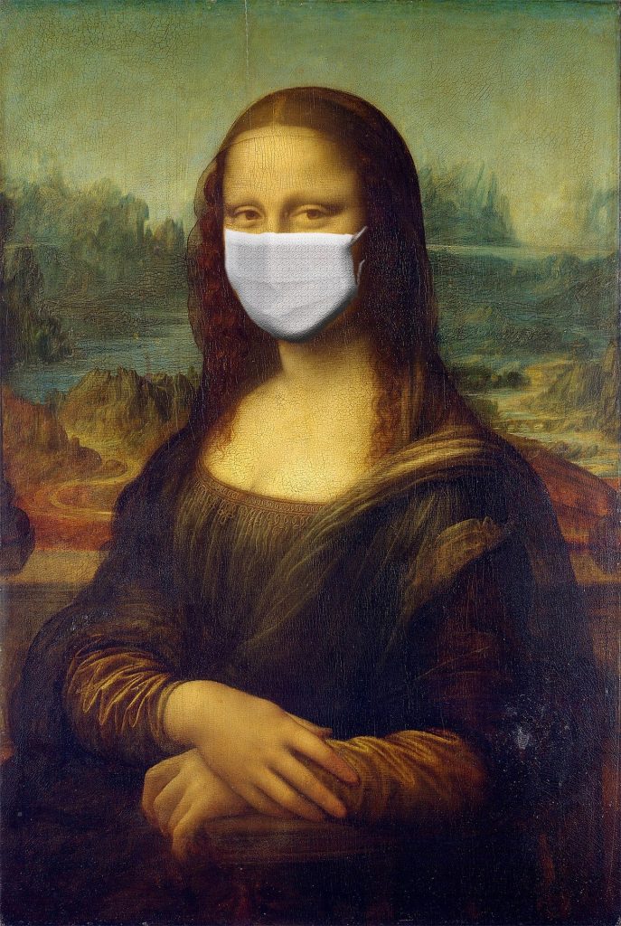 Covid-1984 Mona Lisa