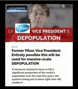 Ex Pfizer vice president - Mass Scale Depopulation.